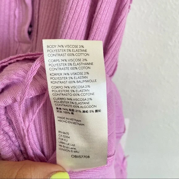 NWT. We the Free Euphoric Lilac Racerback Tank Top - Picture 4 of 6